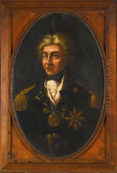 Portrait Of Nelson Oil Painting by Lemuel Francis Abbott