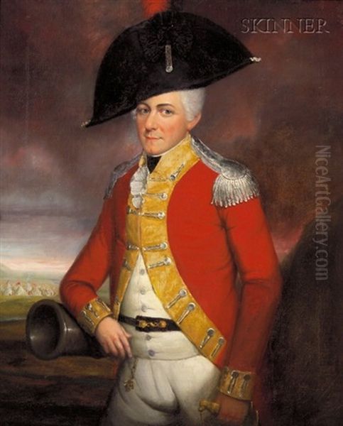 Portrait Of Admiral Benson Oil Painting by Lemuel Francis Abbott