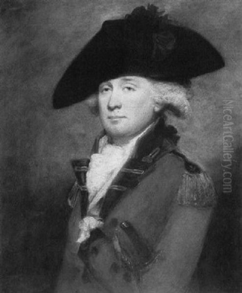 Portrait Of An Officer Oil Painting by Lemuel Francis Abbott