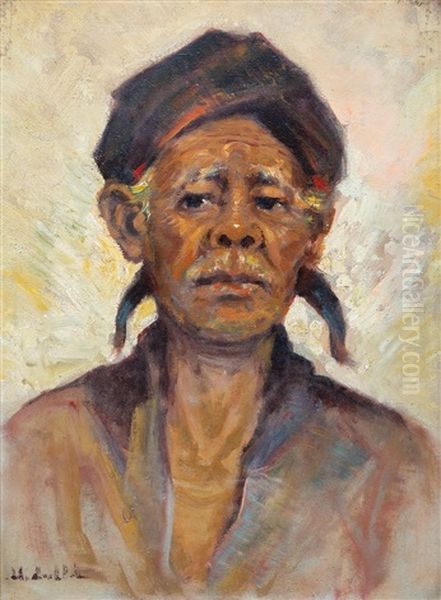 A Javanese Man Oil Painting by Soerjosoebroto Abdullah