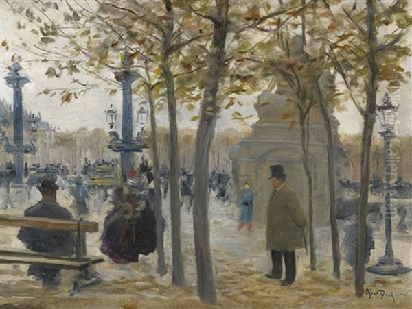 Ansicht Von Wien Oil Painting by Louis Abel-Truchet