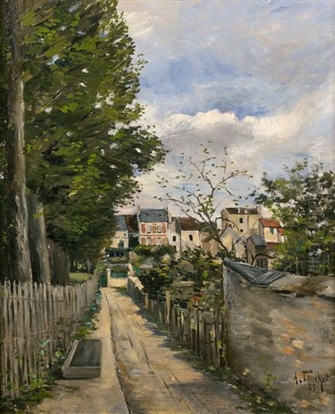 Allee Arboree Oil Painting by Louis Abel-Truchet