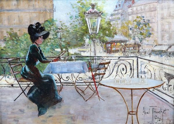 La Place Pigalle, Paris Oil Painting by Louis Abel-Truchet