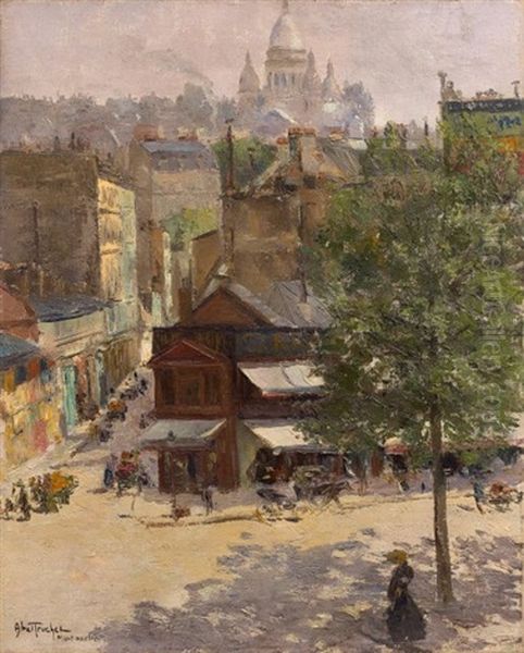 Montmartre Oil Painting by Louis Abel-Truchet