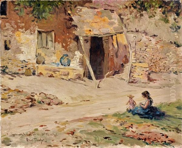 La Ferme Oil Painting by Louis Abel-Truchet