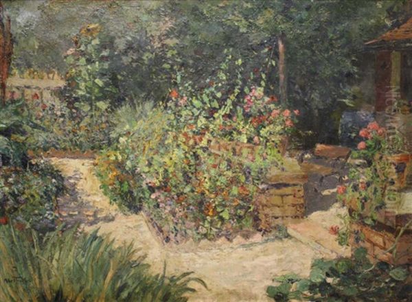 Jardin Au Printemps Oil Painting by Louis Abel-Truchet