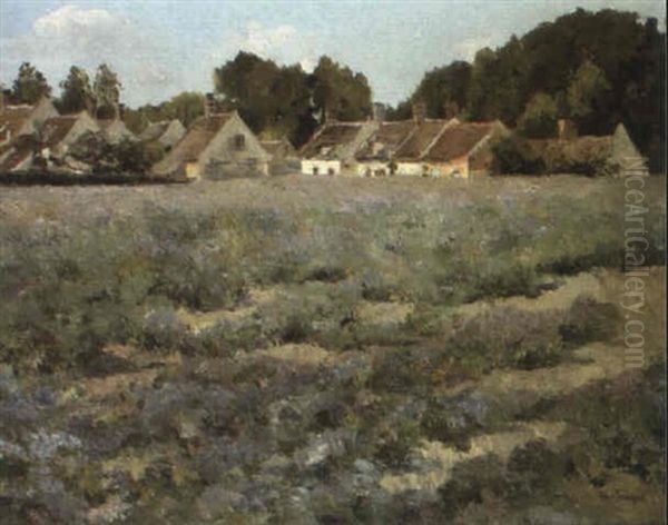 Paysage De Campagne Oil Painting by Louis Abel-Truchet