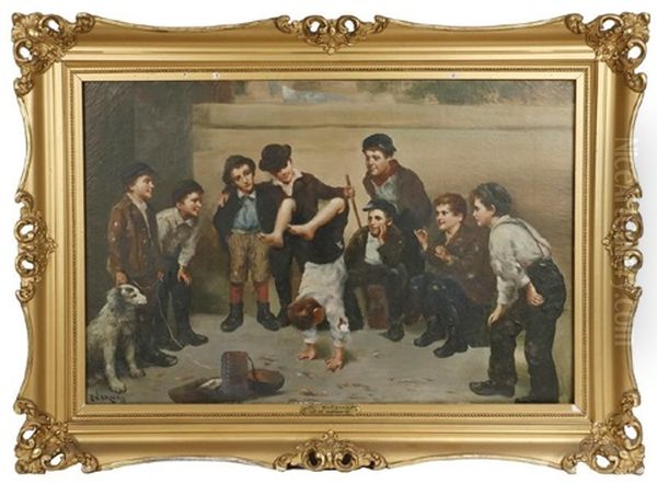 Gee That's Great Oil Painting by John Brown Abercromby