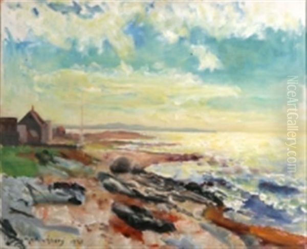 Vagen Mot Havet Oil Painting by Martin Aberg