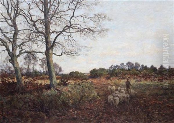 A Bit Of Surrey Oil Painting by John Aborn