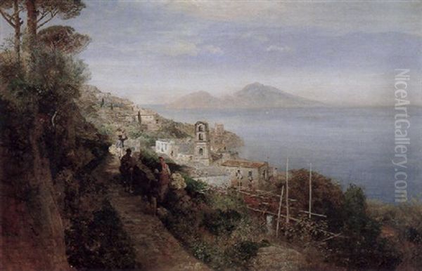 In Der Bucht Von Neapel Oil Painting by Oswald Achenbach