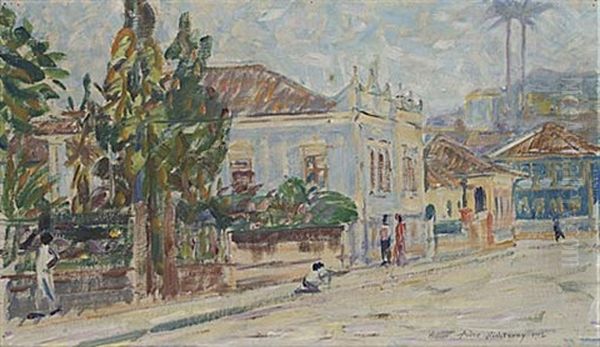 Stadsmotiv, Nicheteray Oil Painting by Johann Axel Gustaf Acke