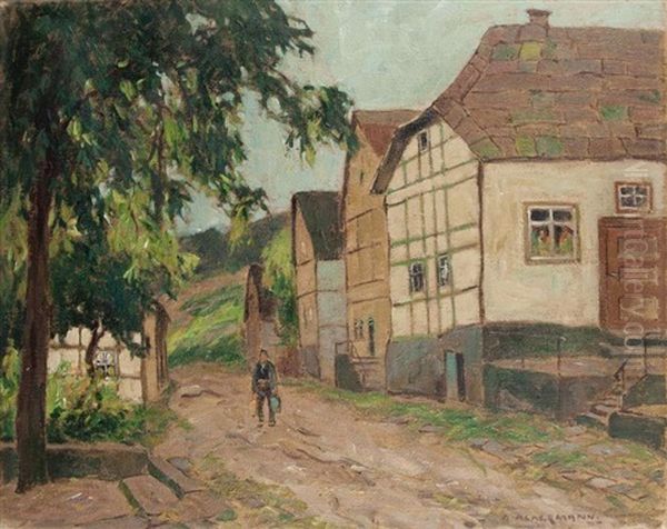 Dorfstrase by Otto Ackermann