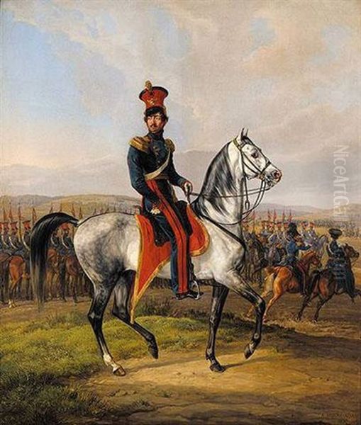 Alexander, Herzog Von Wurttemburg (alexander, Duke Of Wurttemburg) Oil Painting by Albrecht Adam