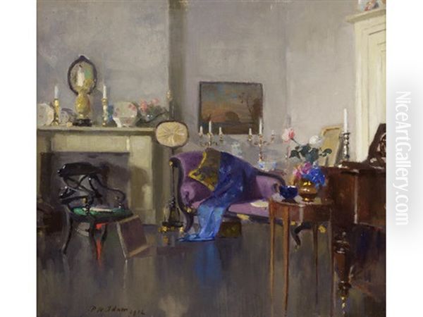 The Studio Of Fcb Cadell Oil Painting by Patrick William Adam