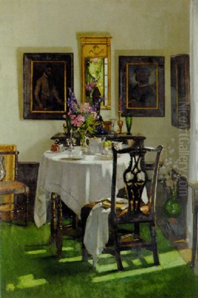 The Breakfast Room, Ardilea, North Berwick Oil Painting by Patrick William Adam