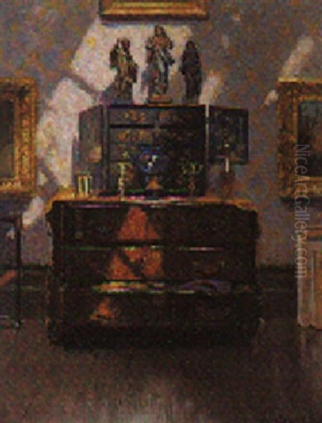 The Drawing Room, Ardilea Oil Painting by Patrick William Adam