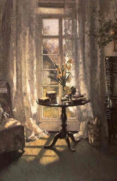 The Drawing Room, Gallance House Oil Painting by Patrick William Adam