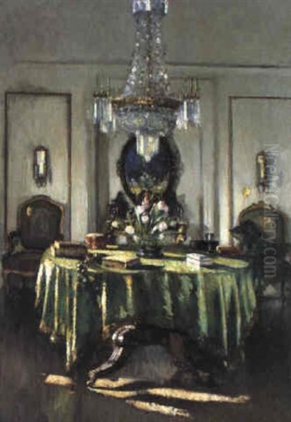 The Satin Tablecloth Oil Painting by Patrick William Adam