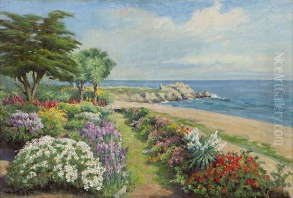 Lover's Point, Pacific Grove Oil Painting by William C. Adam