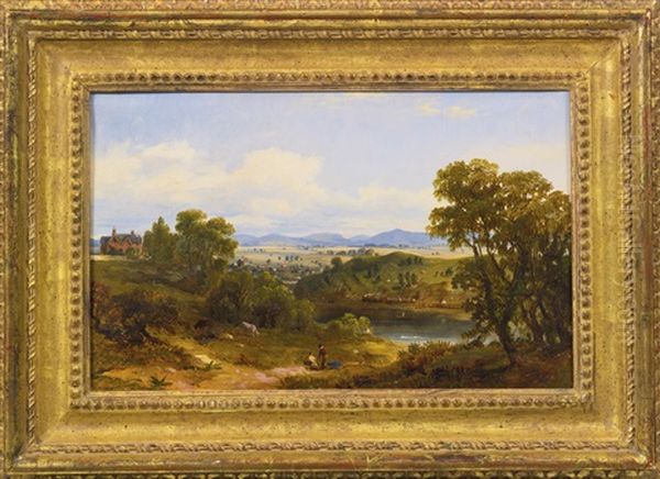 Platte River Valley Oil Painting by Charles Partridge Adams