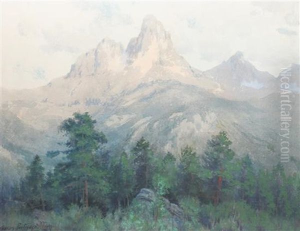 Lizard Head Peak Oil Painting by Charles Partridge Adams