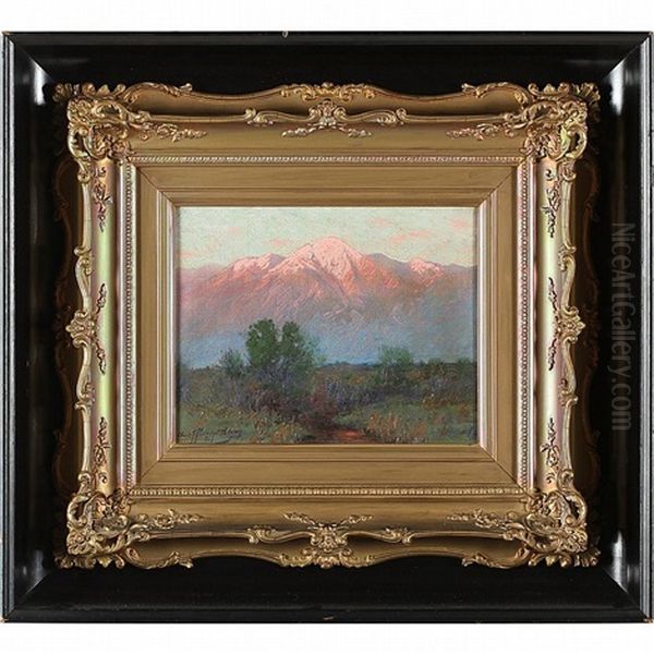 Sunrise Oil Painting by Charles Partridge Adams