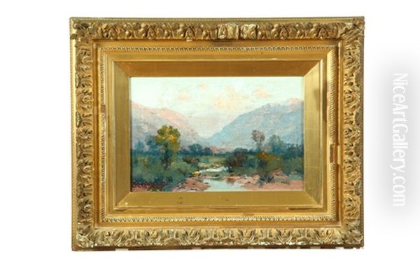 Landscape Oil Painting by Charles Partridge Adams