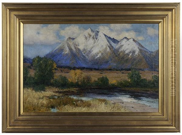 Sierra Blanca, October Oil Painting by Charles Partridge Adams