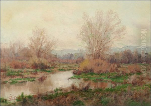 Colorado Landscape Oil Painting by Charles Partridge Adams