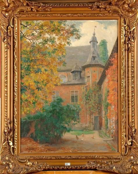 Le Chateau De Rixensart Oil Painting by Pierre Abatucci