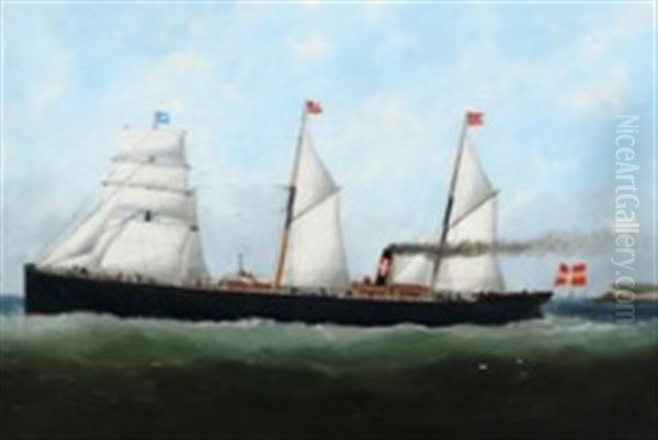 Ship Portrait Of The Steamship 