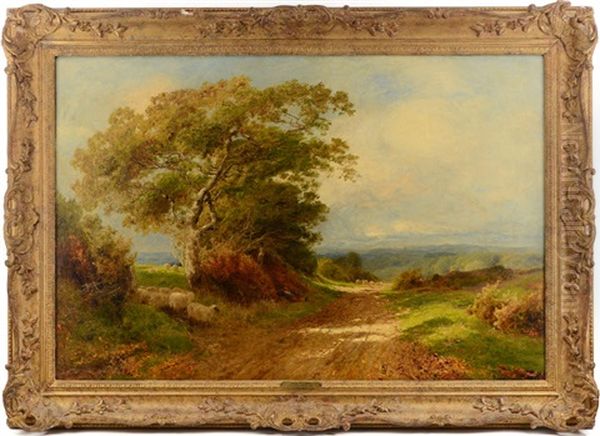 Ewhurst Hill, Surrey Oil Painting by John Clayton Adams