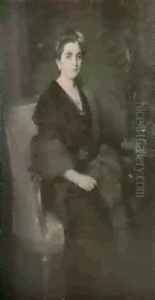 Bildnis Einer Dame Oil Painting by John Quincy Adams