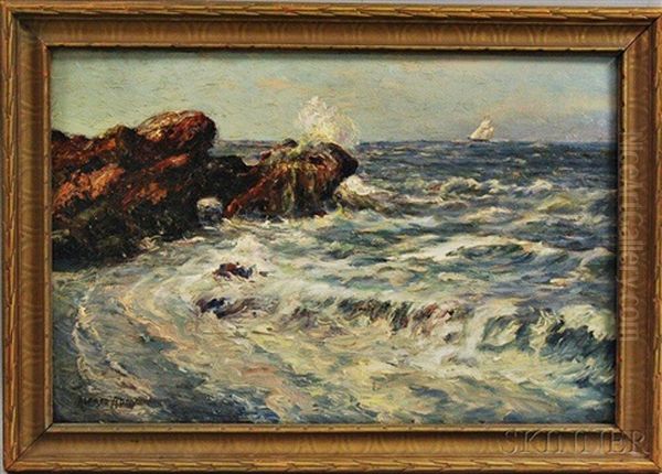 Incoming Tide, Nahant Oil Painting by Alfred Addy