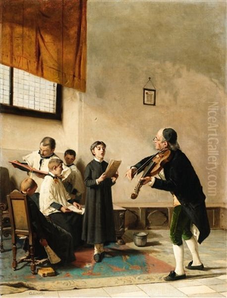 The Music Lesson by Carlo Ademollo