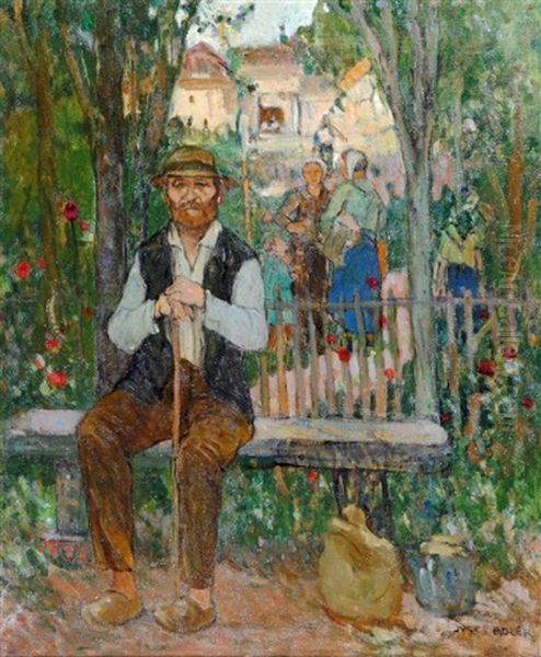 The Gardener Oil Painting by Jules Adler