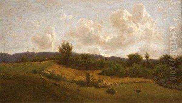 Paysage Oil Painting by Giuseppe Abbati