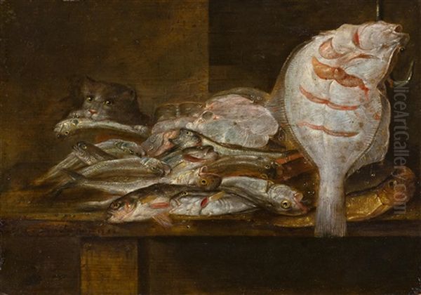 Stillleben Mit Fischen Oil Painting by Alexander Adriaenssen the Elder