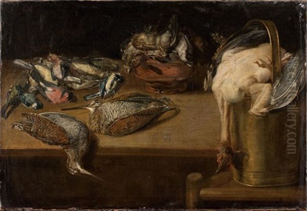 Nature Morte Au Gibier Sur Un Entablement by Alexander Adriaenssen the Elder