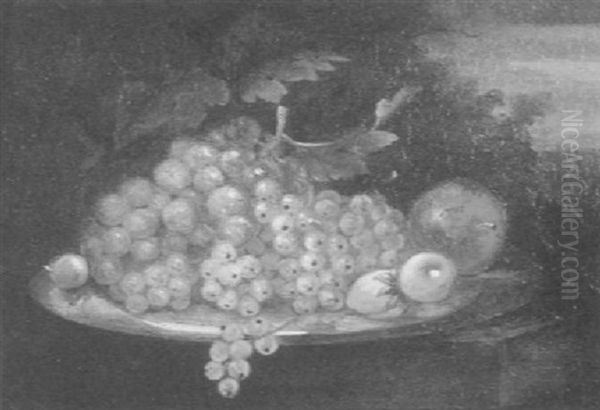 Still Life With Grapes, Currants, And Strawberries Oil Painting by Alexander Adriaenssen the Elder