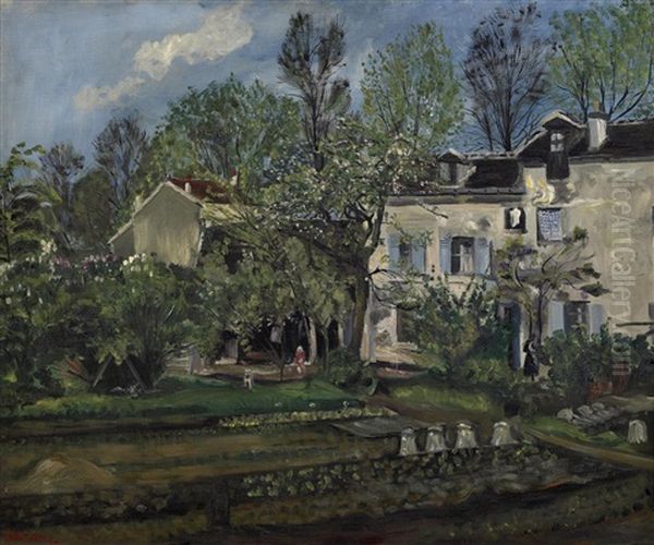 The Artist's House Oil Painting by Lucien Adrion