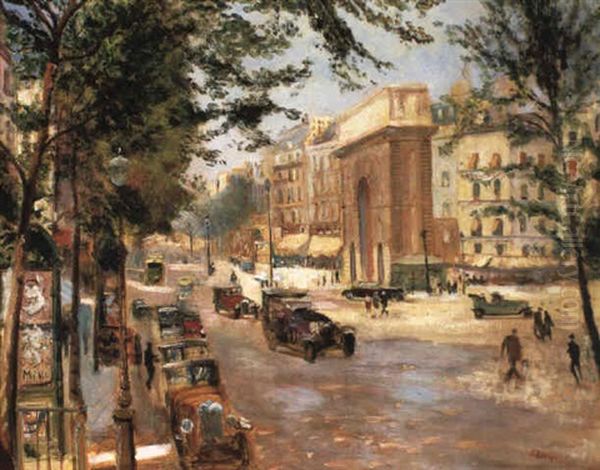 Porte Saint Denis, Paris by Lucien Adrion