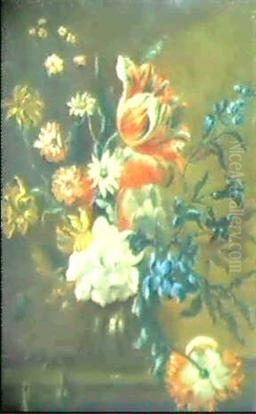 Blumenstilleben Oil Painting by Evert Van Aelst