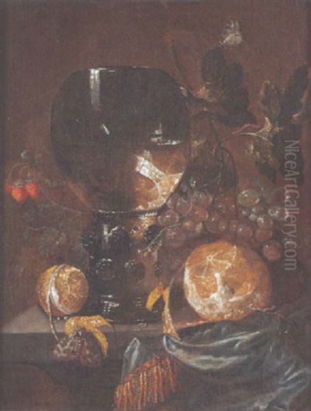 Stilleben Oil Painting by Willem Van Aelst