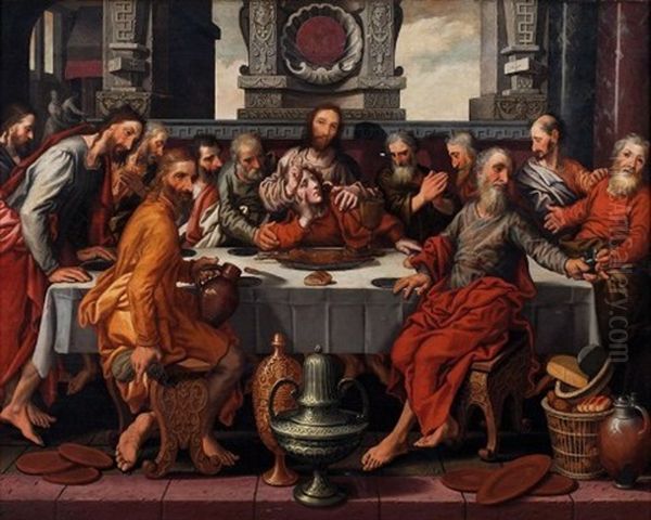 La Ultima Cena Oil Painting by Pieter Aertsen