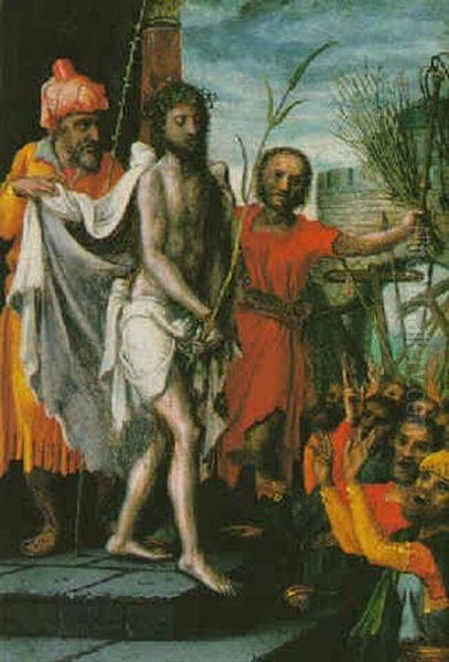 Ecce Homo Oil Painting by Pieter Aertsen