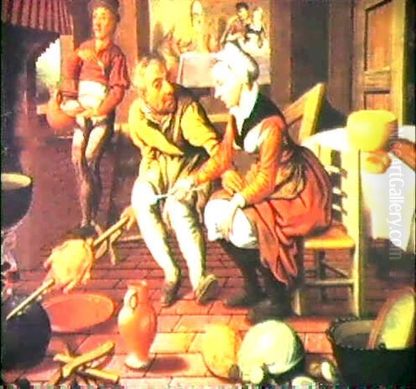 Cuisine D'auberge Oil Painting by Pieter Aertsen