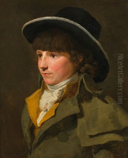 Portrait D'un Jeune Garcon by Jacques-Laurent Agasse