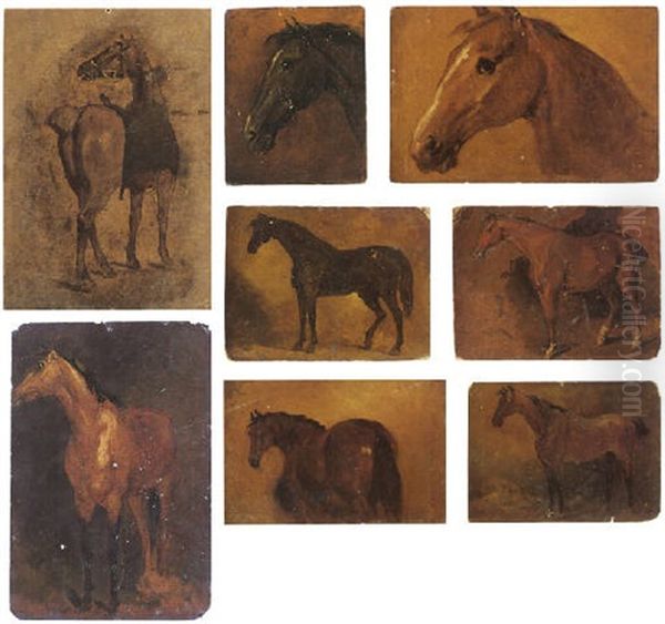 Study Of Horse by Jacques-Laurent Agasse